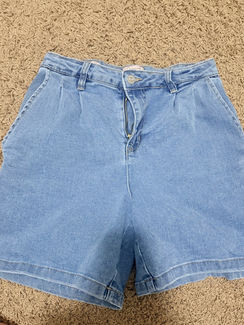 Reserved Classic Light Blue Denim Shorts